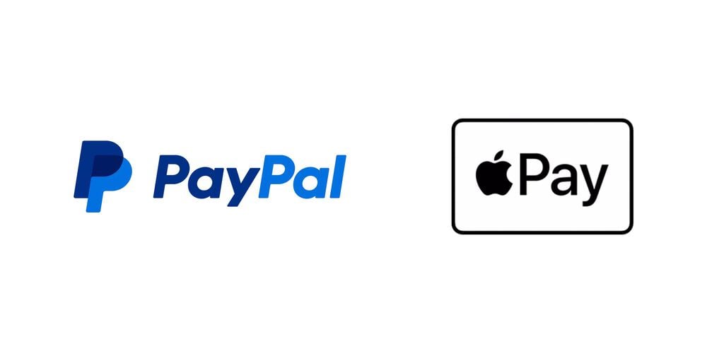 Now accepting Apple Pay & PayPal